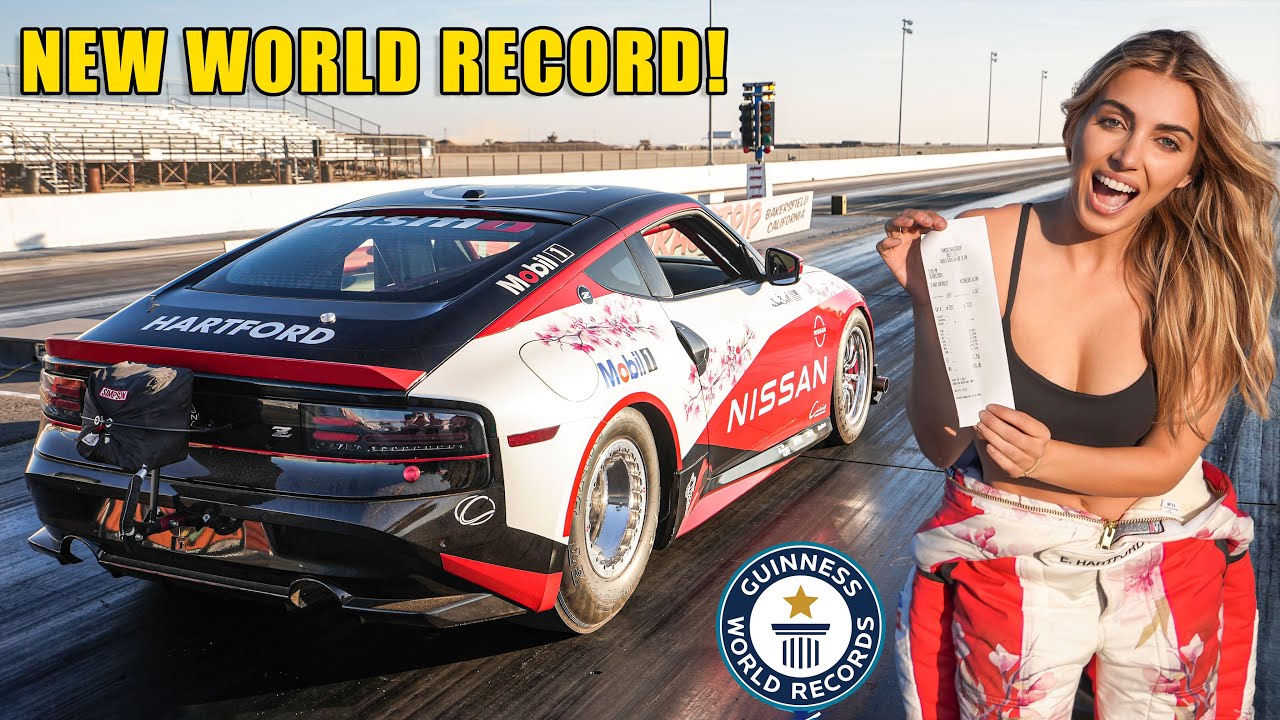 Nissan asked me to break a world record… we delivered - YouTube