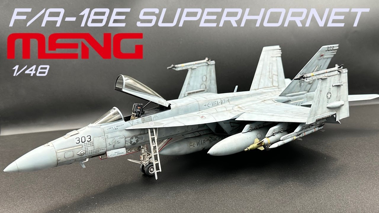 Full Build]MENG model 1/48 F/A-18E Superhornet F/A-18E スーパー