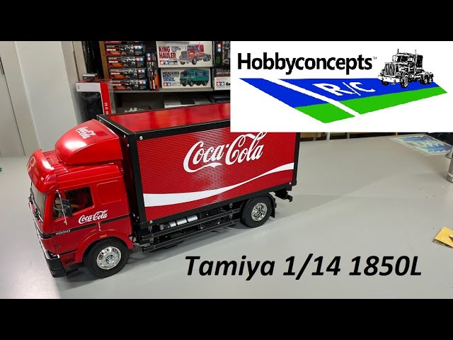 Tamiya 1/14 Mercedes 1850L Coke Truck Build - YouTube