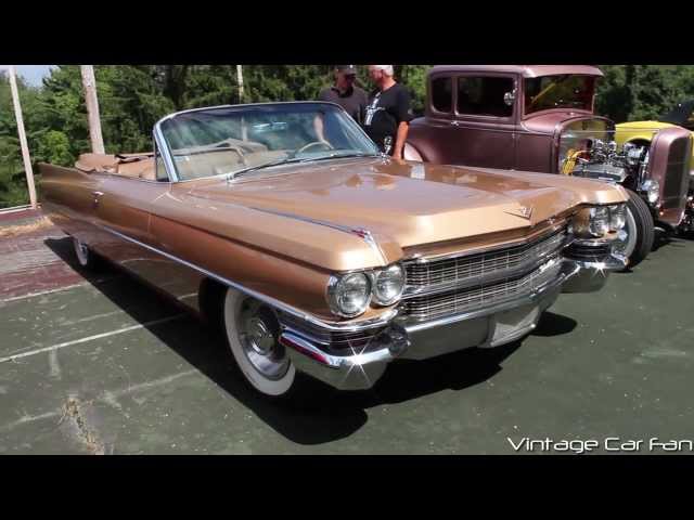 1963 Cadillac Series 62 Convertible in Frost Gold - YouTube