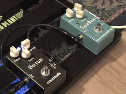 CMATMODS Butah Drive and Signa Drive guitar pedal demo - YouTube