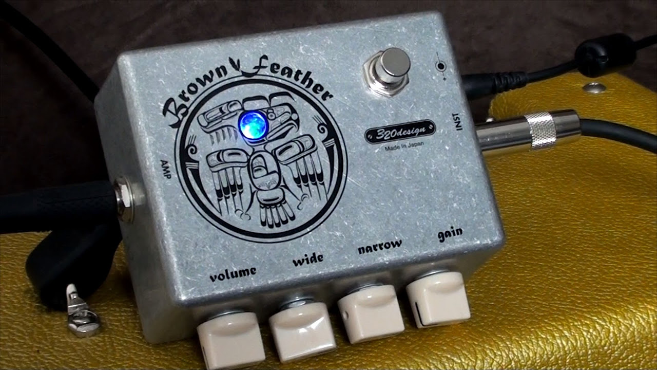 320 Design - Brown Feather Overdrive & Distortion Pedal - YouTube