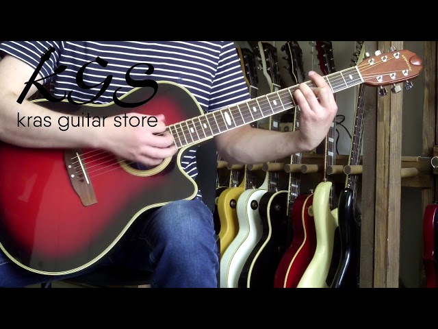 Applause by Ovation AE-38 (электрическое звучание) - YouTube