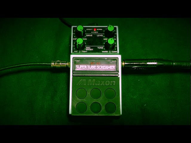 Maxon ST-01 Super Tube Screamer - DEMO & Review 【魔法の箱研究所