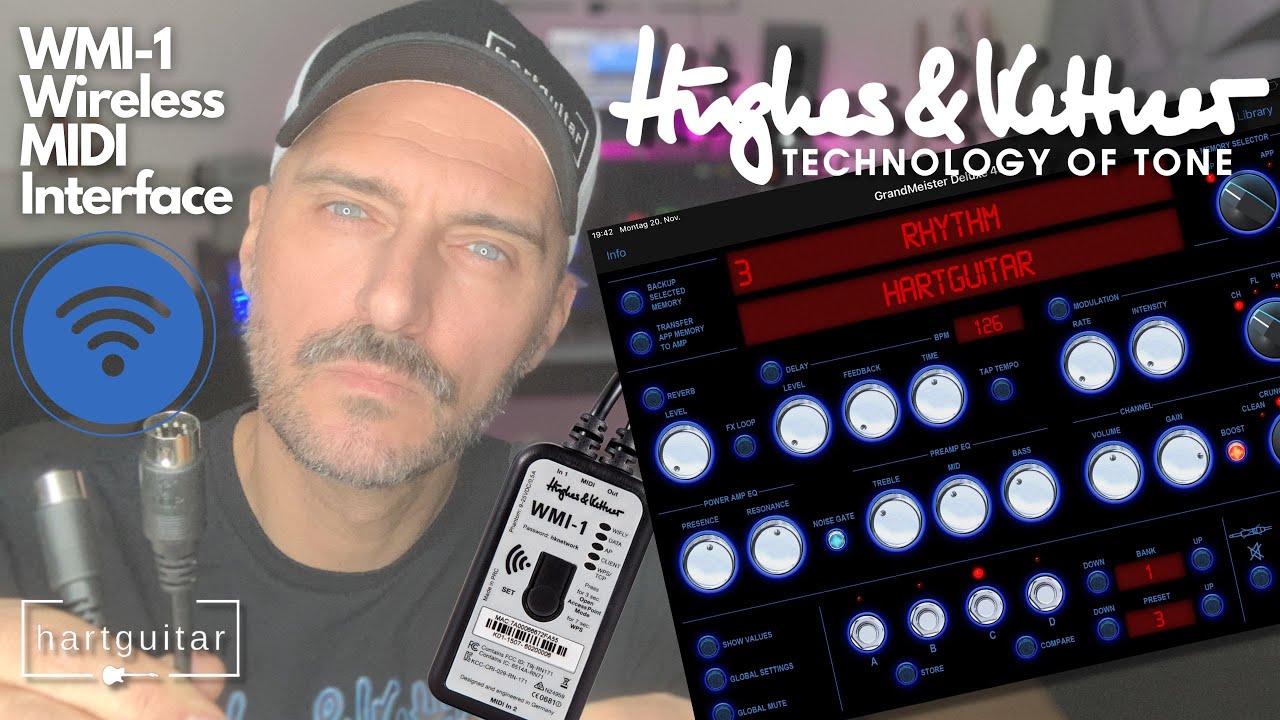 Hughes & Kettner WMI-1 Wireless MIDI Interface - The complete