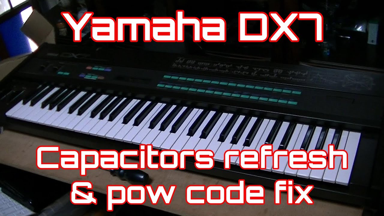 DX7の修理とリフレッシュ(2021/4/10) - YouTube