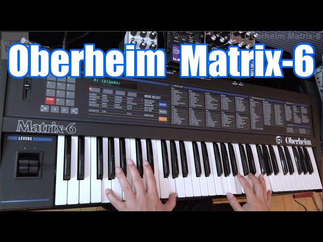 Oberheim Matrix-6 Demo & Review - YouTube