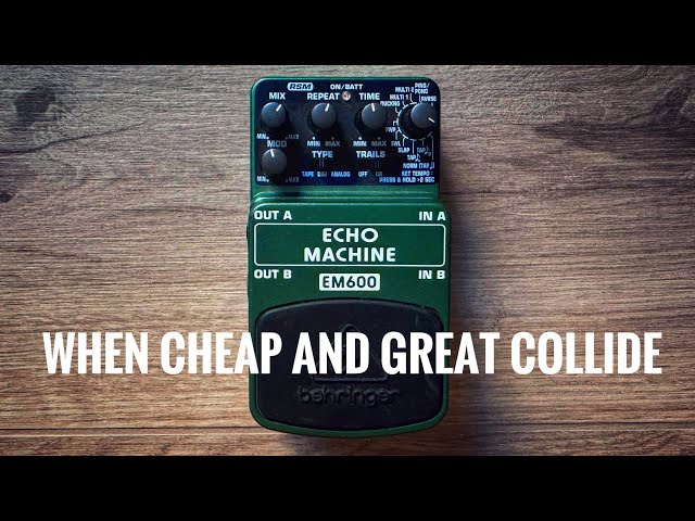 Behringer EM600 Echo Machine in Depth Soundcheck - YouTube