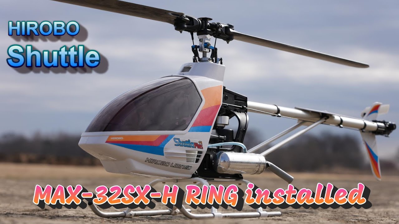 ラジコンヘリ HIROBO shuttle 32engine FBL化魔改造の結果とは？ - YouTube