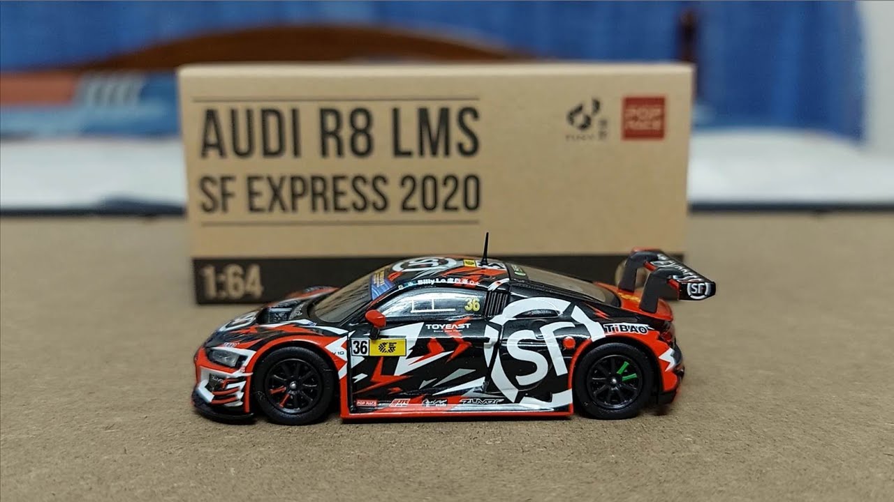 POP RACE 1/64 Diecast - Audi R8 LMS SF EXPRESS 2020 - YouTube