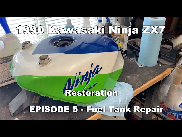 1990 Kawasaki Ninja ZX7 H2 - Restoration Episode 5 - Fuel Tank Pin