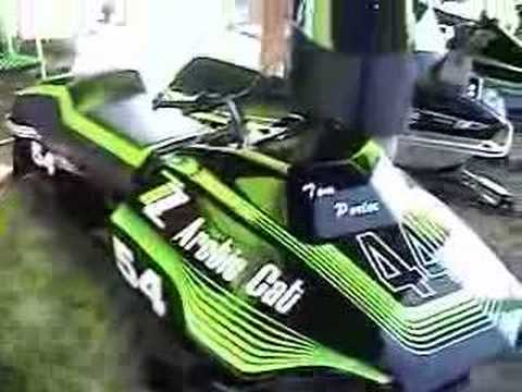 1977 Arctic Cat 440z, Hank Brisco - YouTube