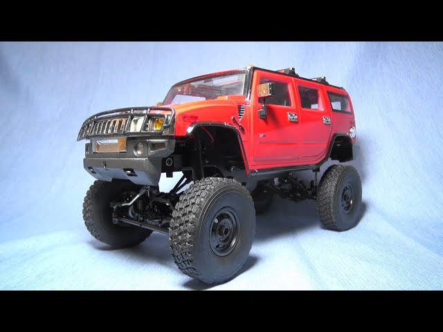 1/16 HUMMER H2 on WPL JAPAN C34 RTR ハマーH2 ラジコン RC 4WD - YouTube