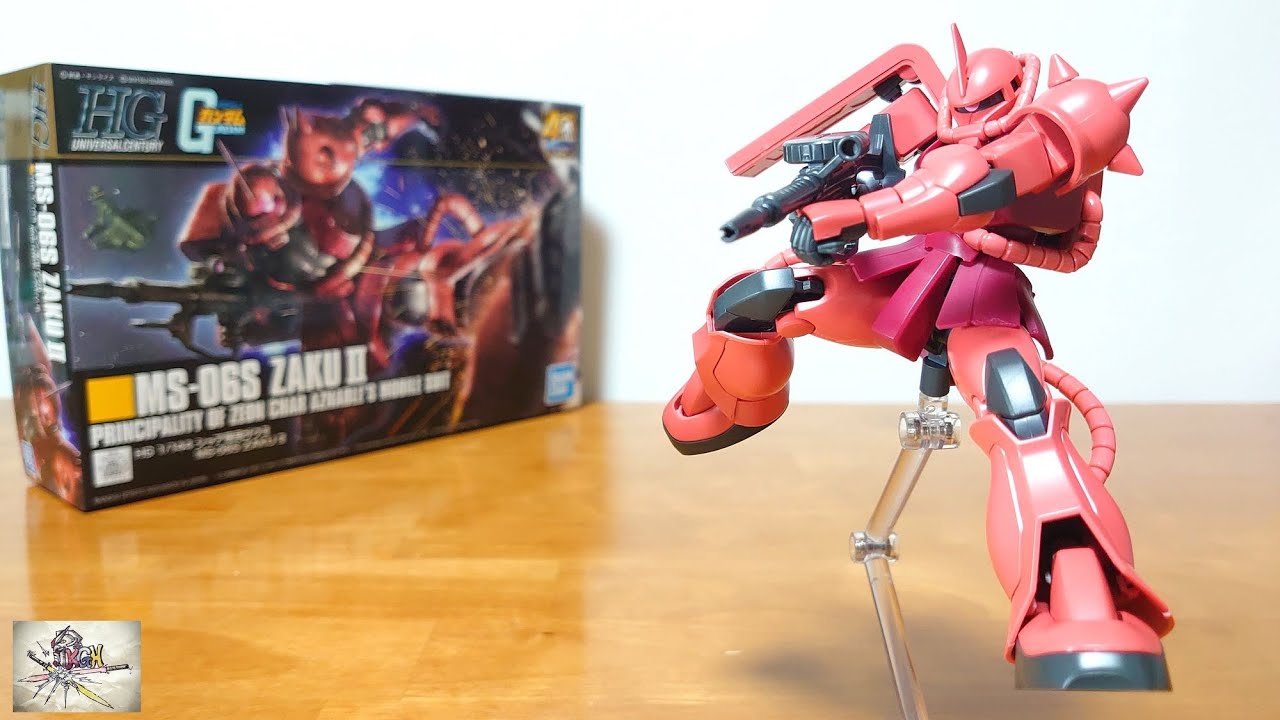Char's Zaku II is here with a new design! The waist also comes