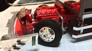 アオシマ・デコトラプラモデル丸信輸送 第11達喜丸改造製作工程(後編