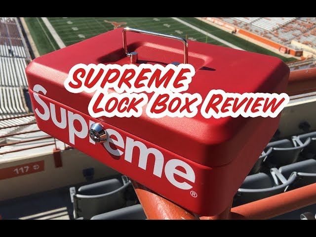 SUPREME LOCK BOX REVIEW! - YouTube