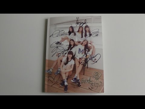 Unboxing GFRIEND 여자친구 1st Mini Album Season of Glass (Signed