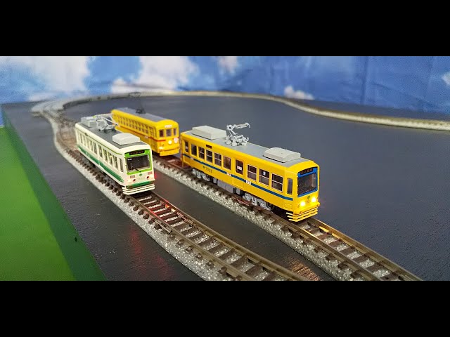 MODEMO都電7000形旧製品レストア車走行動画（Nゲージ鉄道模型） - YouTube