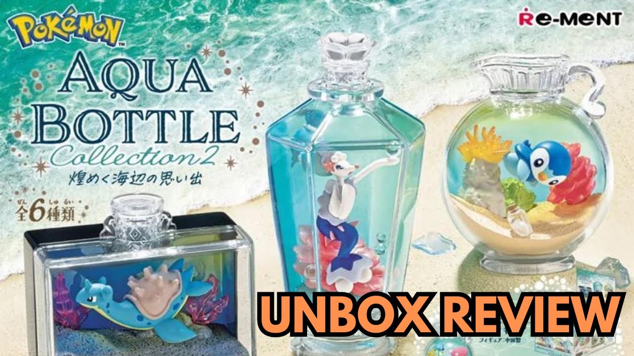 Re-ment Pokemon Aqua Bottle 2 Unbox Review リーメント ポケモン