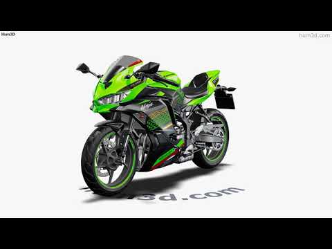 Kawasaki Ninja ZX-25R 2020 3Dモデル - ダウンロード モーター