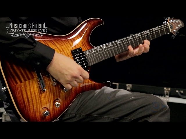 ESP Original Horizon CTM Electric Guitar, Antique Brown Sunburst