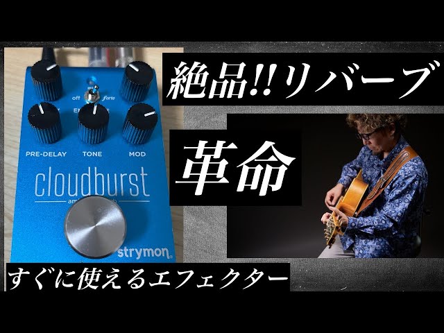 絶品リバーブ】【革命】【STRYMON cloudburst】【すぐに使える