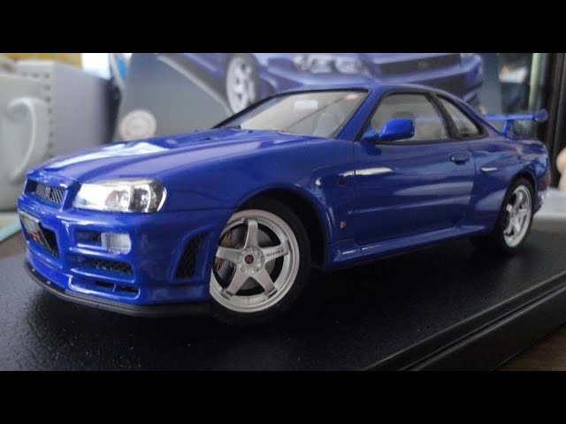 こたプラ】1/24フジミ社製 日産スカイラインGT-R(R34)ニスモバンパー