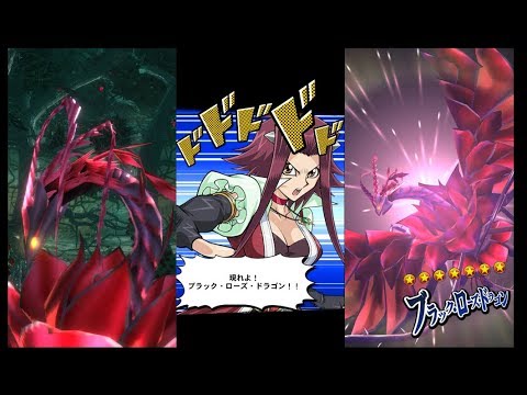 遊戯王 十六夜アキ！ブラック・ローズ・ドラゴンシンクロ召喚！ - YouTube