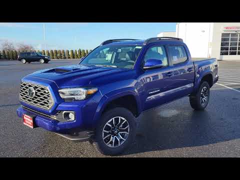 2023 Toyota Tacoma TRD Sport in Blue Crush Metallic - YouTube