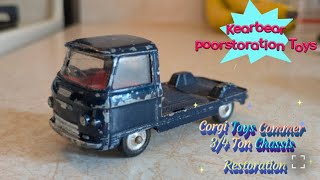 Corgi Toys Commer 3/4 Ton Chassis Restoration 🙂 - YouTube