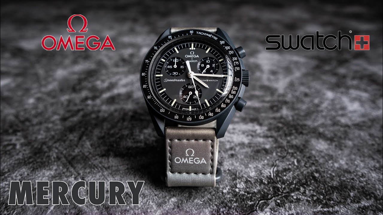 Moon Swatch Mercury | an Omega speedmaster but there is a catch