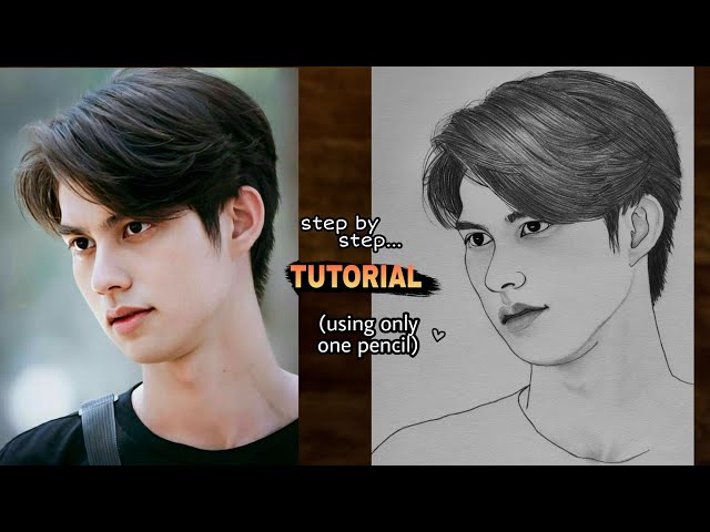How To Draw Bright Vachirawit step by step | 2gether | Drawing