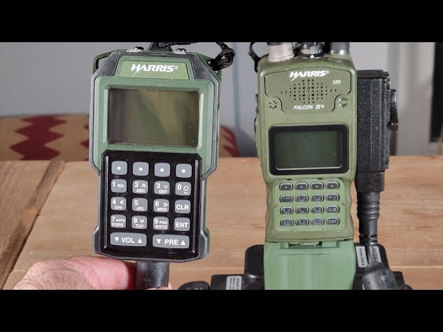 Demonstrating the Harris KDU for the RF-7850M-HH Hand Held - YouTube