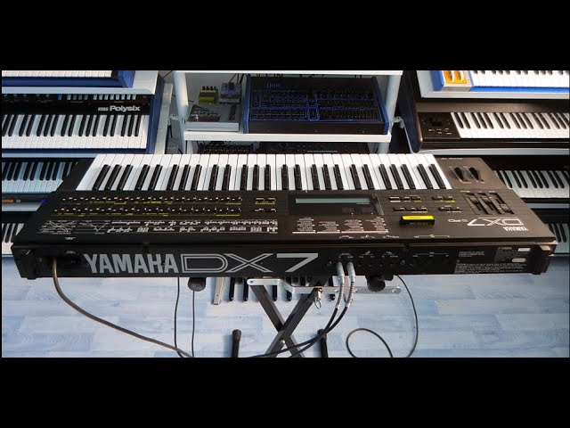 YAMAHA DX7 II FD with E! board FM Synthesizer (1987) RetroSound