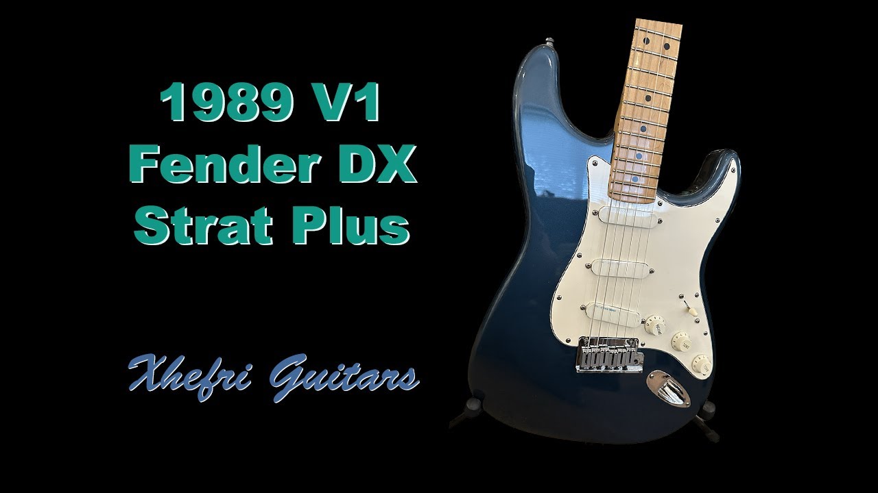 VERY EARLY and Rare 1989 Version one Deluxe Stratocaster Plus in