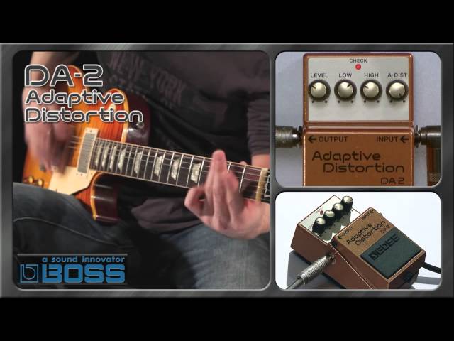 BOSS DA-2 ”Adaptive Distortion” - YouTube