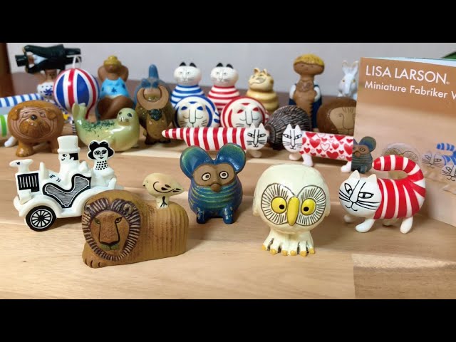 ガチャ「リサラーソン ミニチュアファブリカ Vol.4」開封〔海洋堂