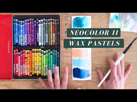 Introduction To Neocolor II Wax Pastels - YouTube