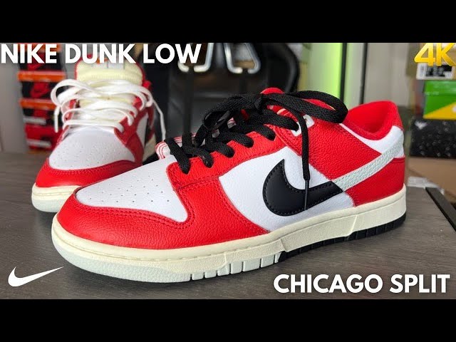 Nike Dunk Low Chicago Split - YouTube