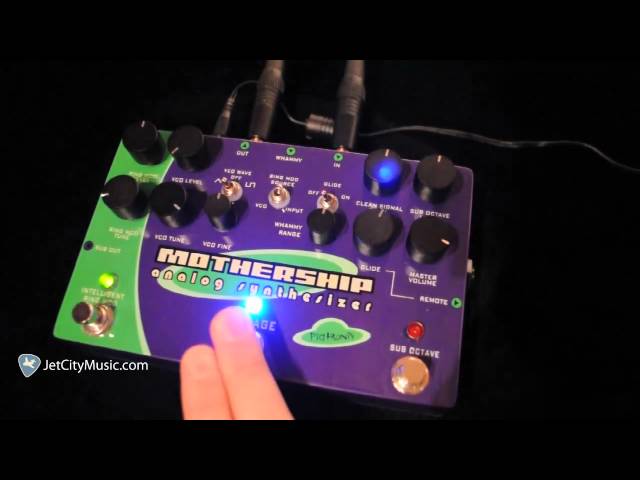 Pigtronix Mothership Analog Synthesizer - YouTube