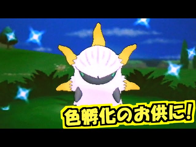 ポケモンXY】色違いメラルバ （ウルガモス） プレゼントしちゃうよ