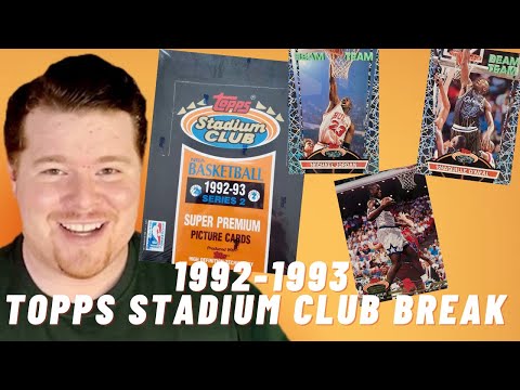 92-93 Stadium Club Series 2 [E7] (Jordan Beam Team?!?!) - YouTube