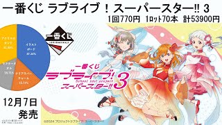 一番くじ ラブライブ！スーパースター!! 3 - YouTube