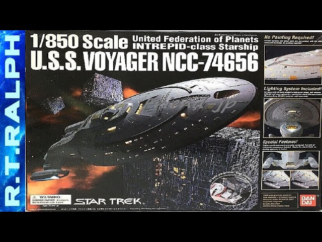 Star Trek Bandai USS Voyager 1:850 Scale Review. - YouTube