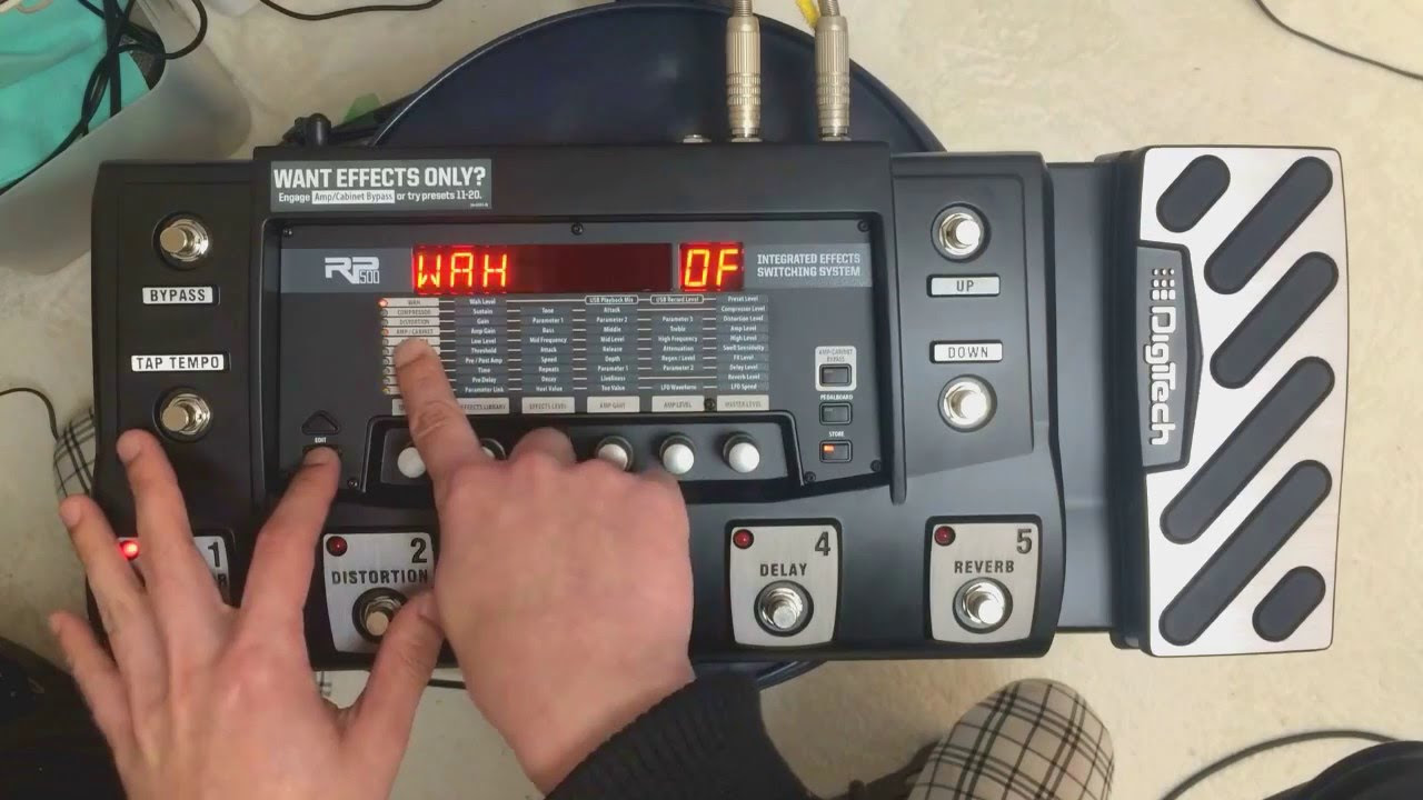 ギターレッスン【DigiTech RP500のご紹介】 - YouTube