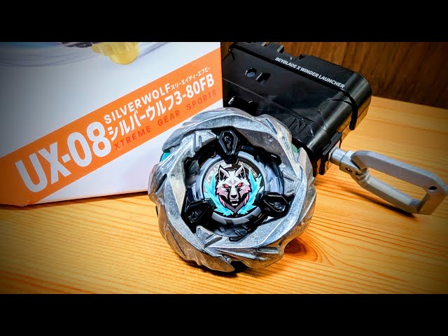 UX-08 Silver Wolf 3-80FB Beyblade X SILVERWOLF3-80FB BEYBLADE X