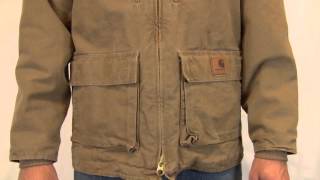 Carhartt's Sandstone Jackson Coat C95 - YouTube