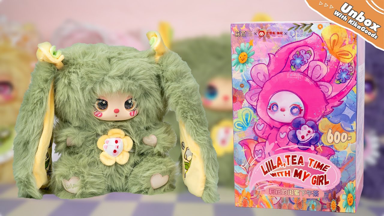 Unboxing Liila Tea Time with My Girl 600% Series Plush Blind Box