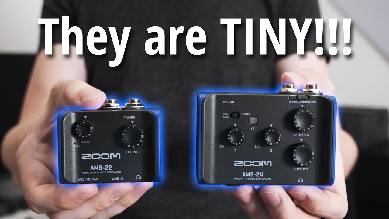 ZOOM AMS-22 and AMS-24 - USB Audio Interface Review (portable