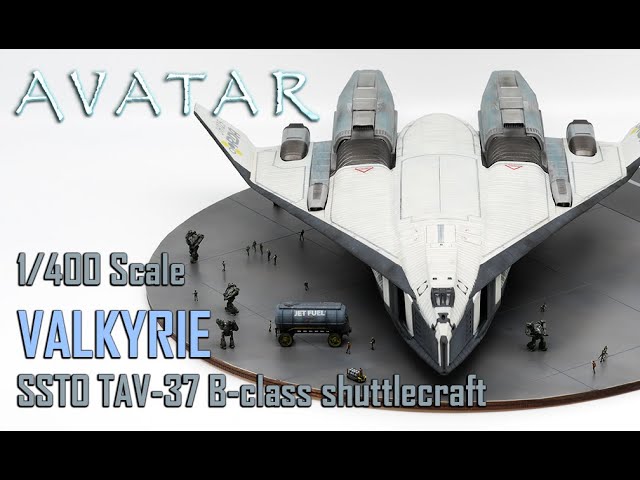 Avatar C-21 Dragon Superheavy Gunship - SLA 3D Printed 1/400 Scale